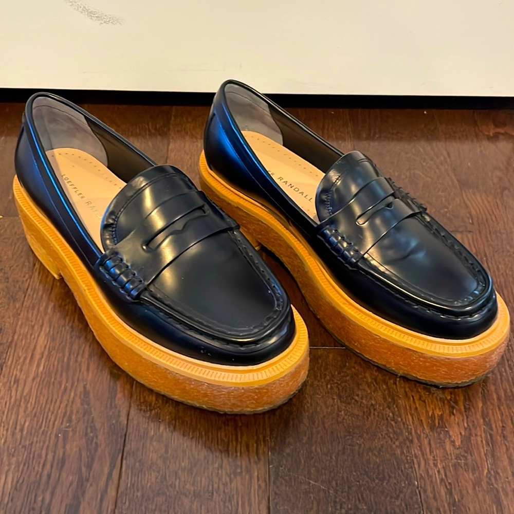 Loafer Randall Leather Loafers with Rubber Sole